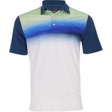 Greg Norman Men's ML75 Genovesa Blue Jewel Polo T-Shirt (US Size)