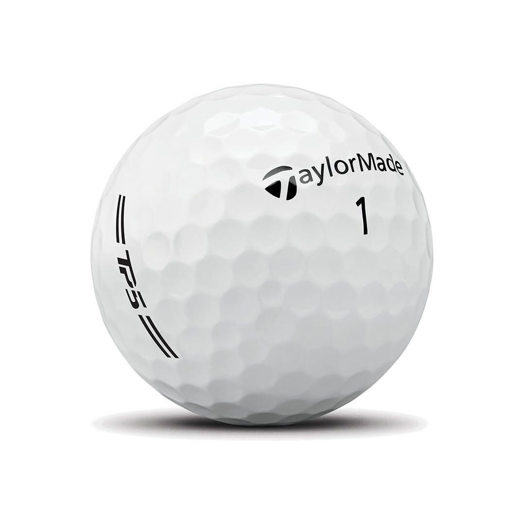 TaylorMade TP5 Golf Balls - White (Pack of 12)