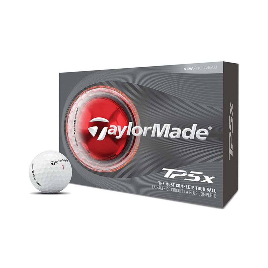 TaylorMade TP5x Golf Balls - White (Pack of 12)