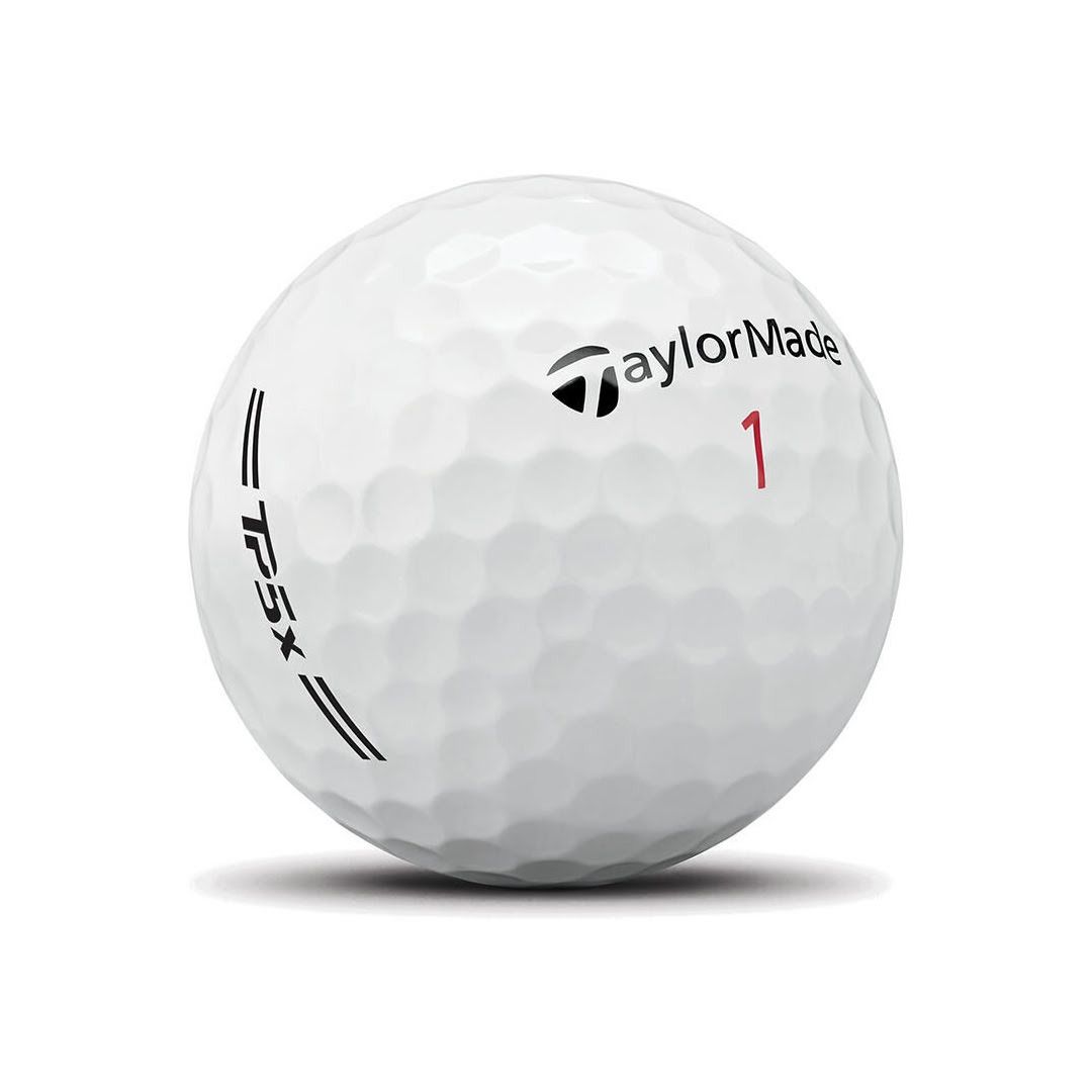 TaylorMade TP5x Golf Balls - White (Pack of 12)