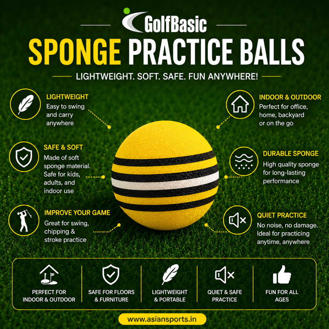 GolfBasic Sponge Practice Golf Balls