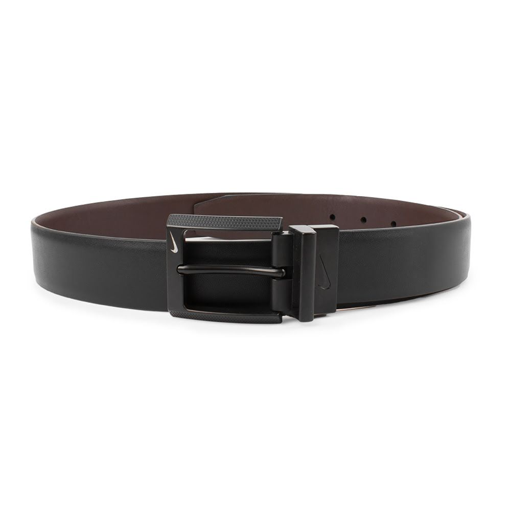 Nike Men’s Leather Reversible Golf Belt Black/ Brown