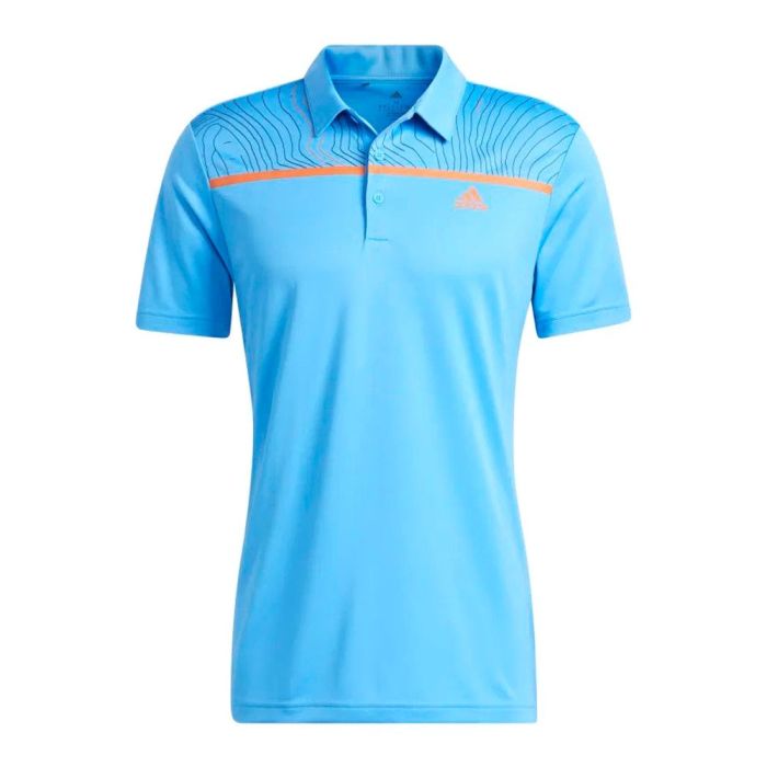 Adidas Men's Core Chest-Print Polo T-Shirt  (US Size)