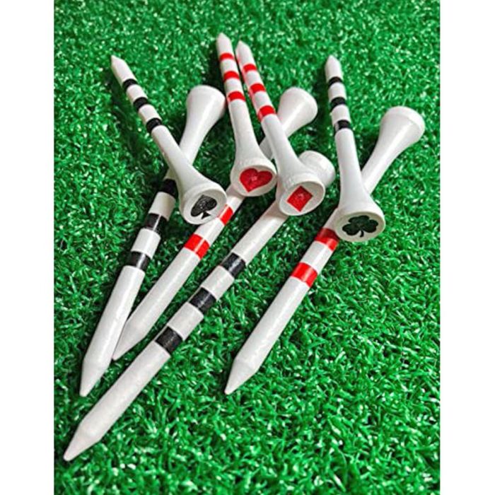 Pride Sports Play Card Wooden Tees - 45 pcs pack