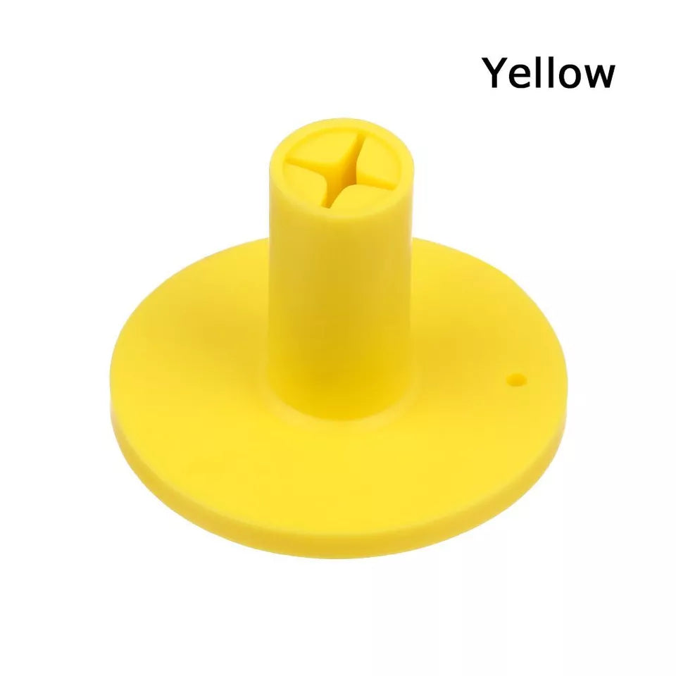 GolfBasic Rubber Driving Range Golf Tees - 1/5 Inches (Pack of 3 Pcs)