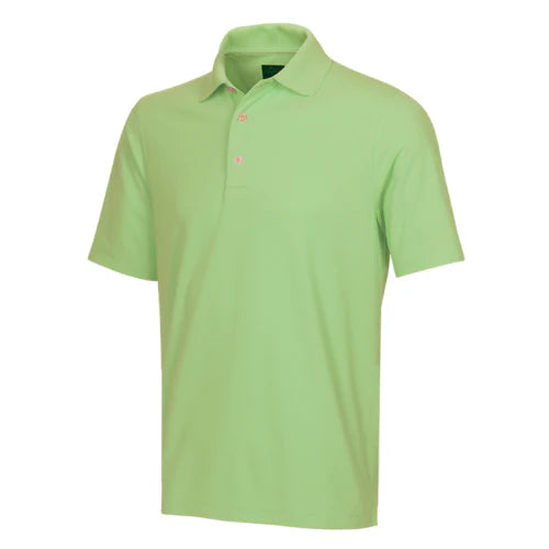 Greg Norman Mens Performance Solid Polo T-Shirt