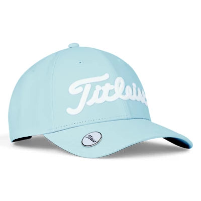 Titleist Players Ball Marker Golf Cap Bluebird White – Lightweight Stretch Fabric