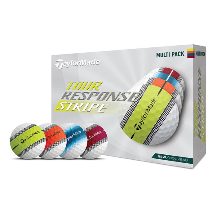 Taylormade Tour Response Stripe Golf Balls - Mutli