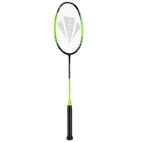 Carlton Thunder Shox 1100 Strung Badminton Racket (Black/Green)