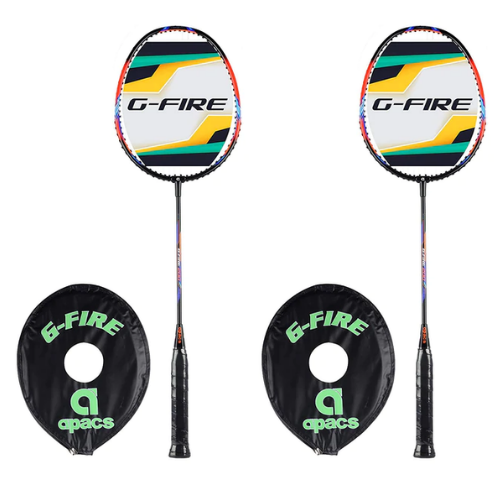 Apacs G-Fire 200 Strung Badminton Racquet (2 Pcs Racket Offer)