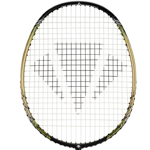 Carlton Thunder Shox 1000 Strung Badminton Racket (Black/Golden)