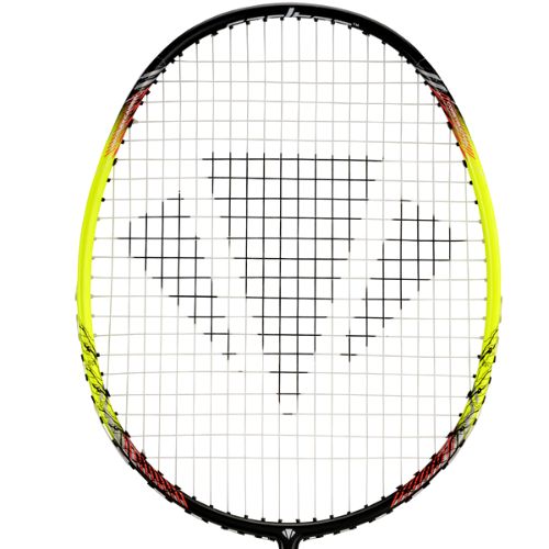 Carlton Thunder Shox 1500 Strung Badminton Racket (Black/Lime)