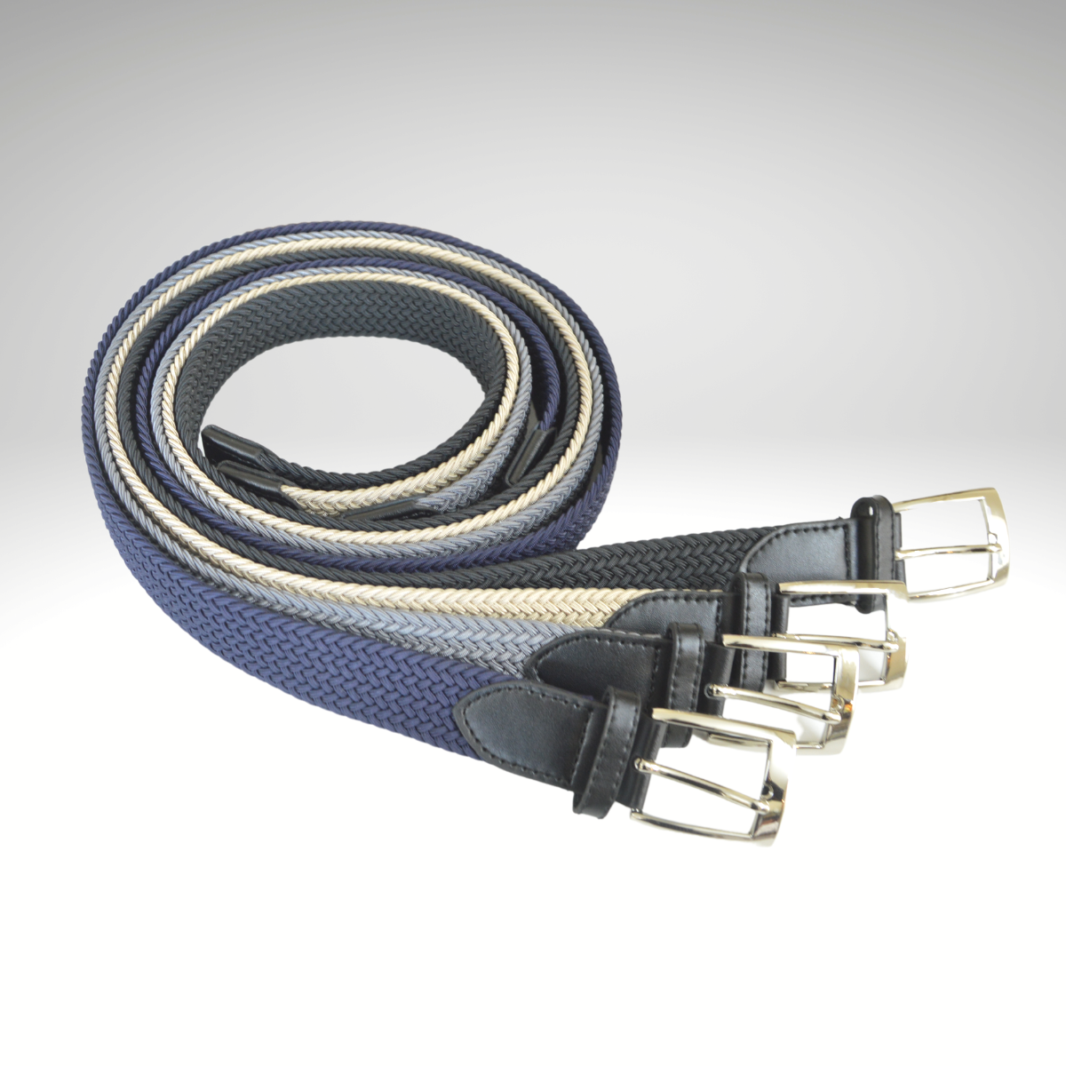 GolfBasic Premium Quality Braided Ladies Belts