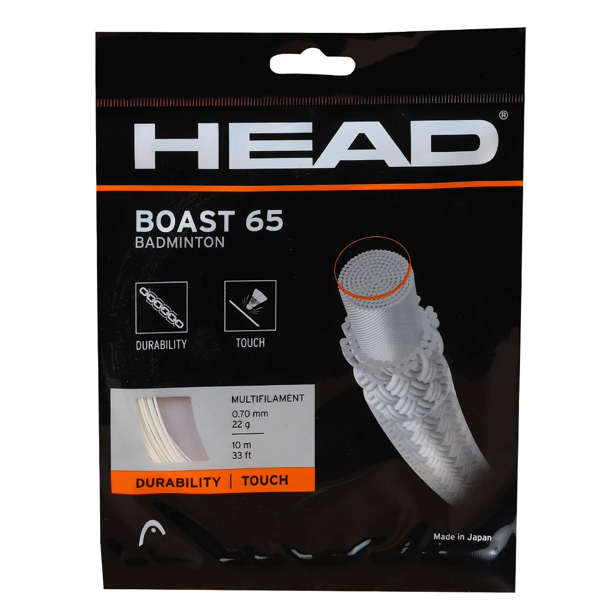 HEAD Boast 65 Badminton String 0.7 Badminton String - 10 m