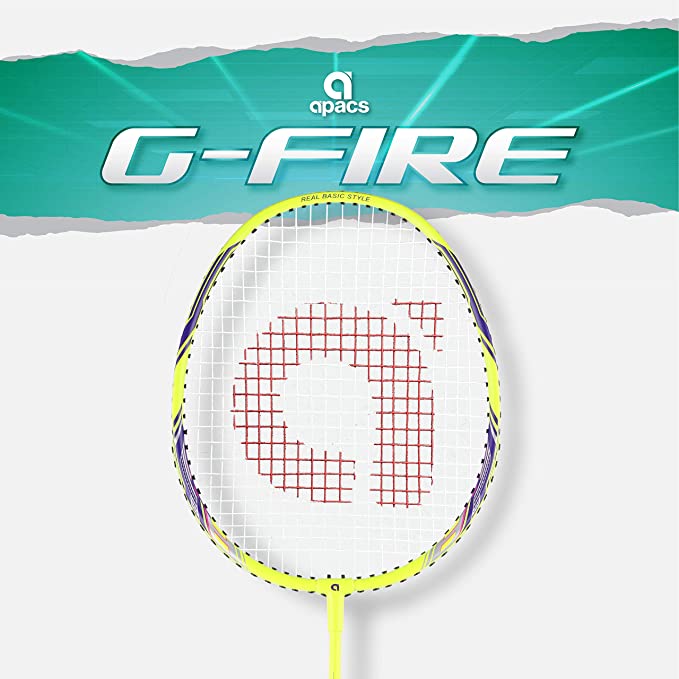 Apacs G-Fire 100 Strung Badminton Racquet (2 Pcs Racket Offer)