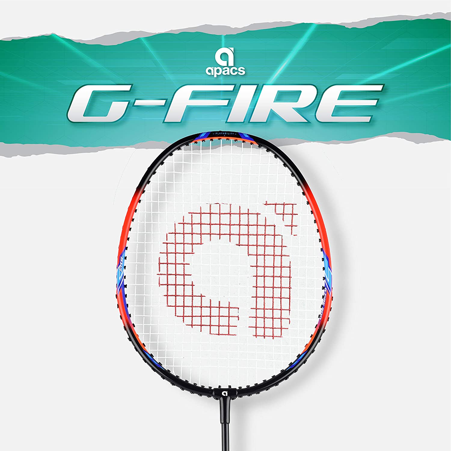 Apacs G-Fire 200 Strung Badminton Racquet (2 Pcs Racket Offer)