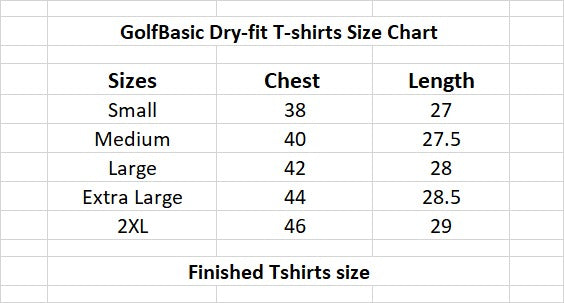 GolfBasic Dots Dryfit T-shirt