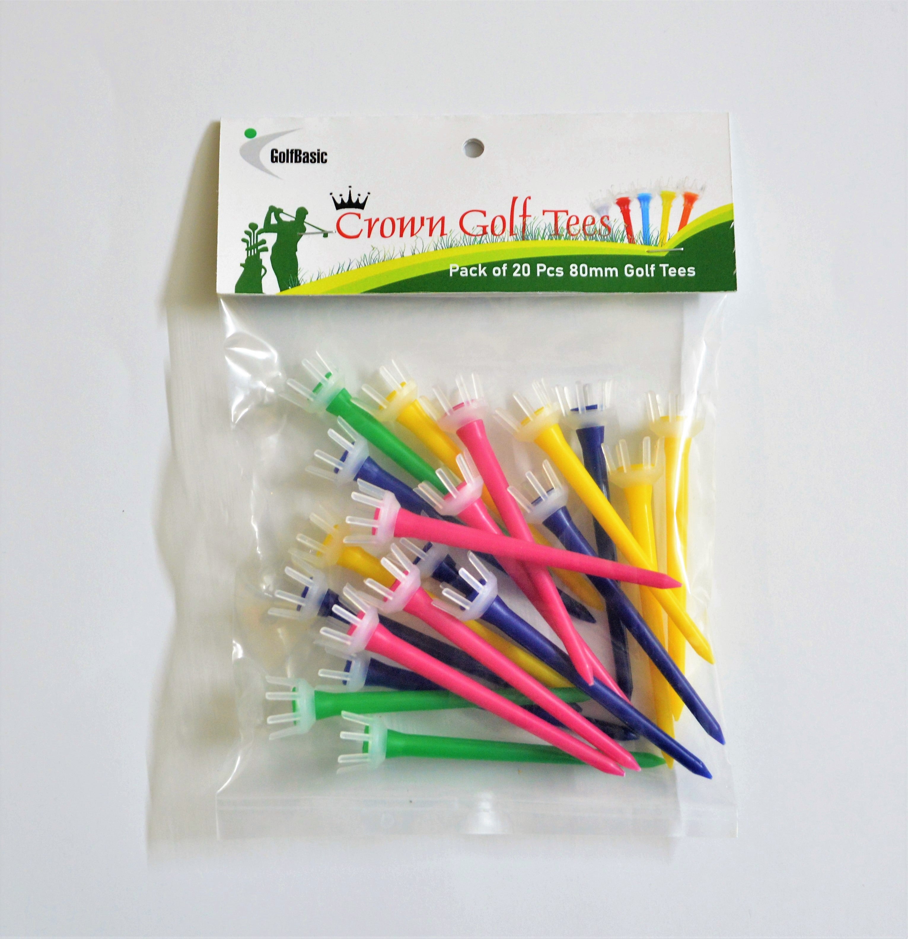 GolfBasic Crown Tees (Pack of 20 pcs)