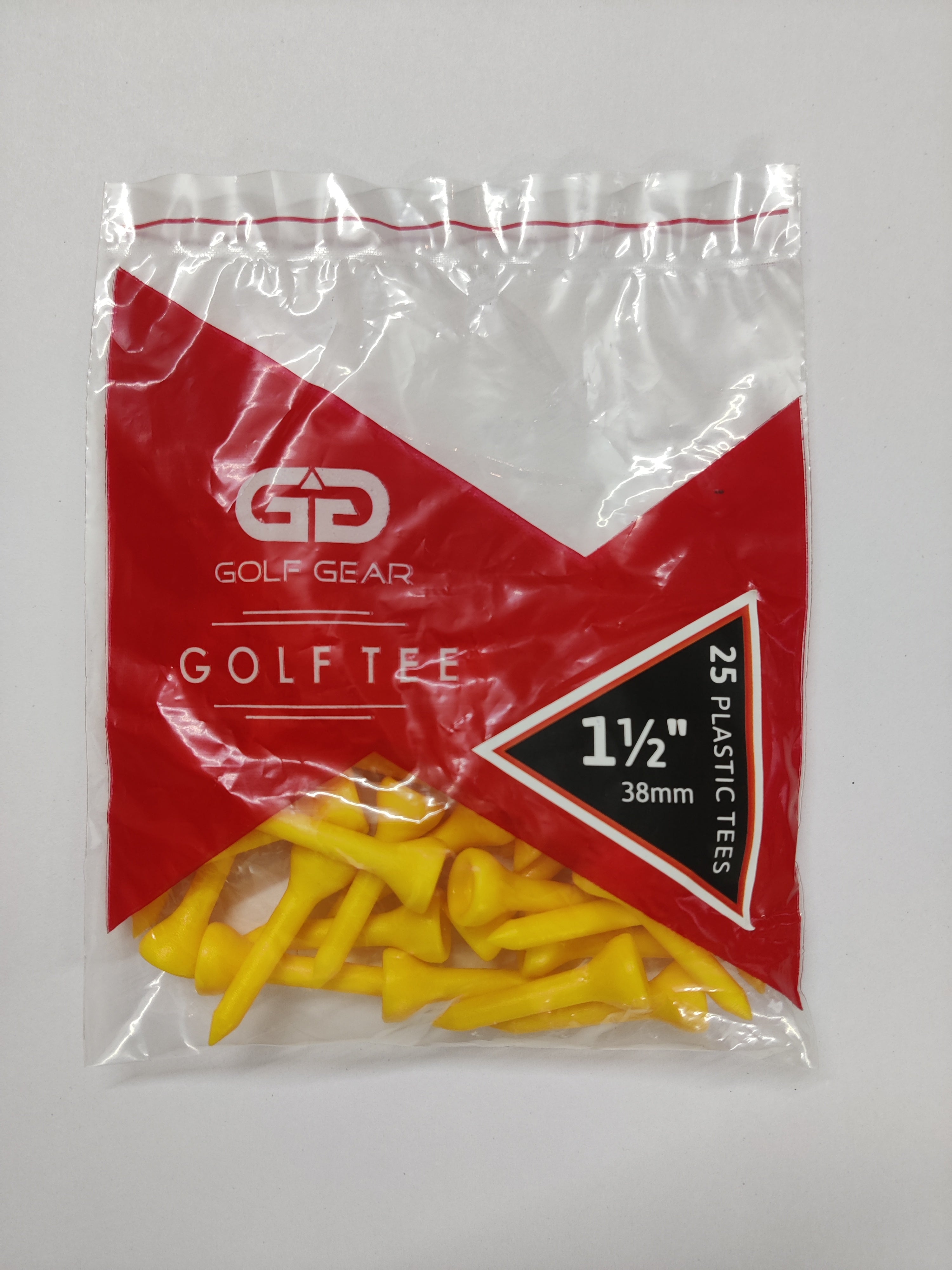 Golf Gear Plastic Golf Tees (3 Sizes)