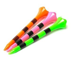Pride Performance Striped Mixed Golf Tees (2 Sizes)
