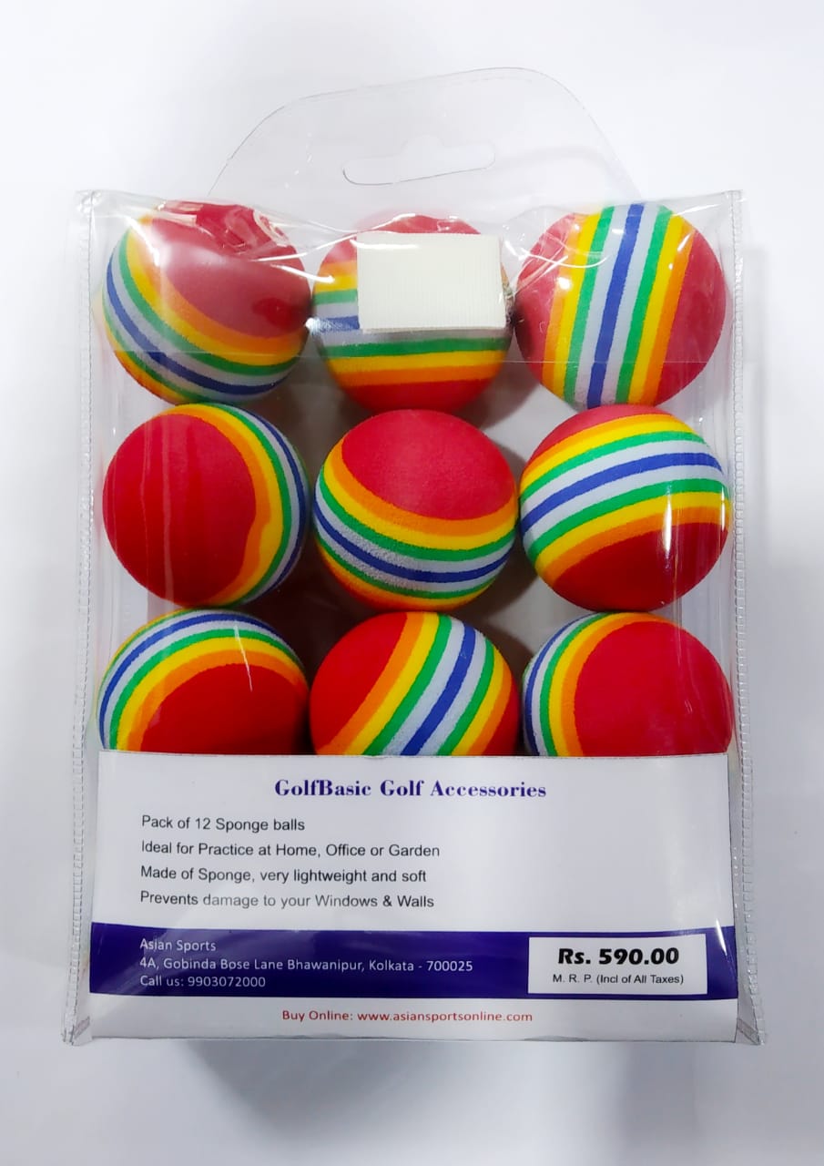 GolfBasic Sponge Golf Balls (Pack of 24)