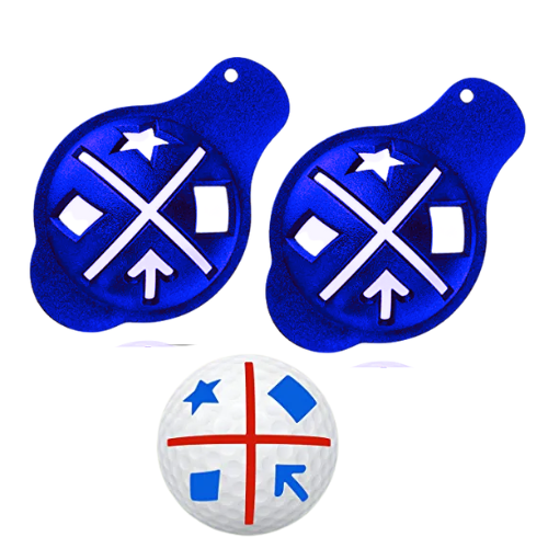 Golf Ball Marking Clips & Marker Pen - Bundle Set