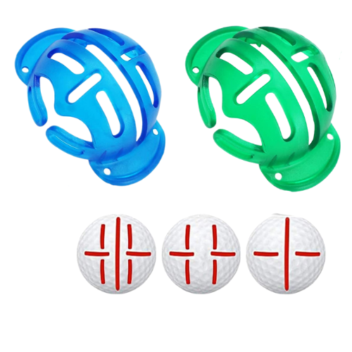 Golf Ball Marking Clips & Marker Pen - Bundle Set