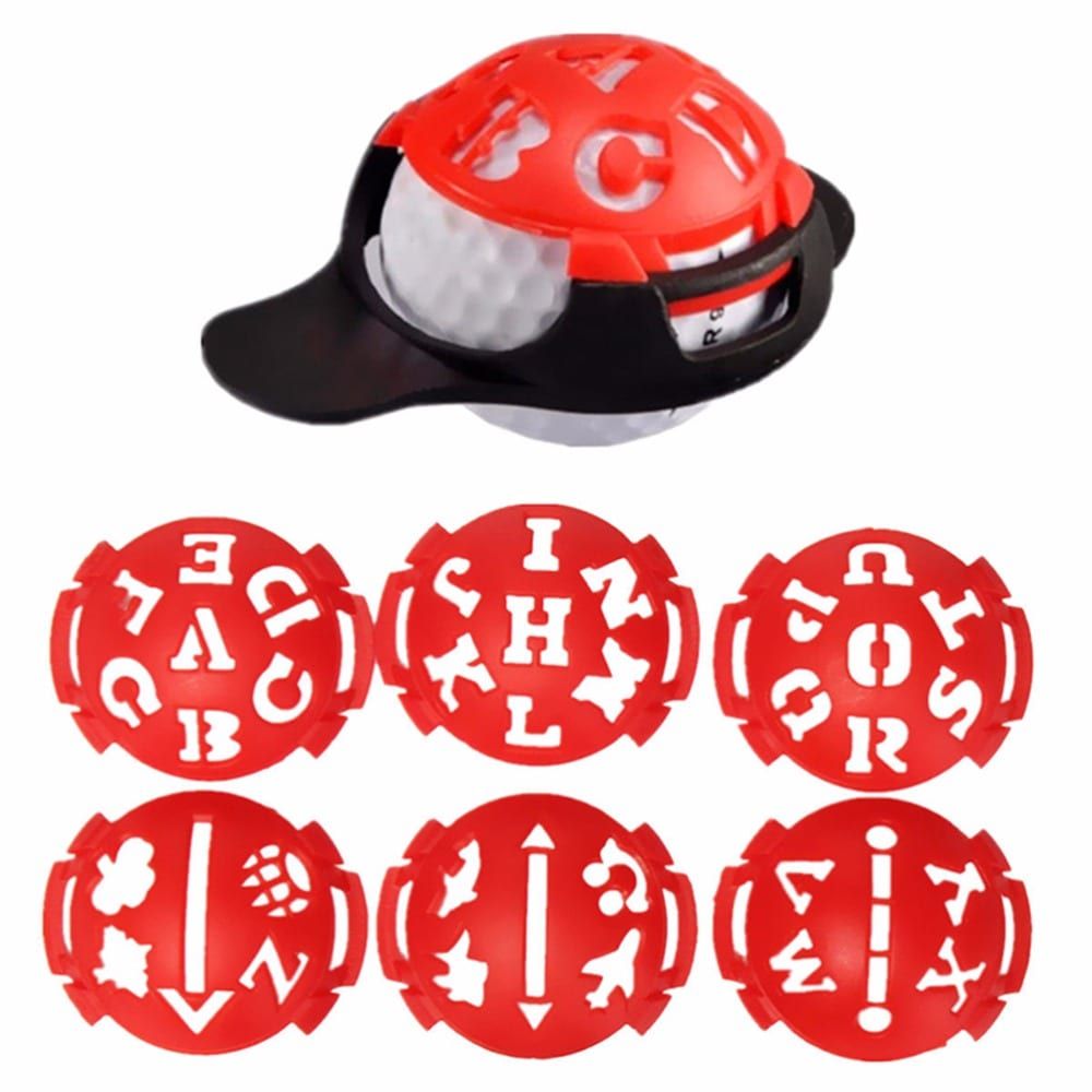 Golf Ball Marking Clips & Marker Pen - Bundle Set