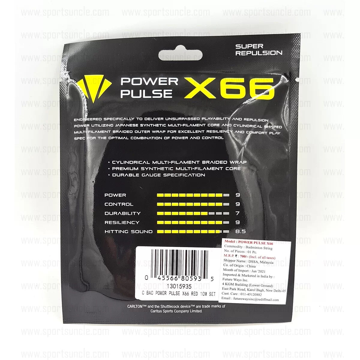 Carlton Power Pulse X66 Badminton String