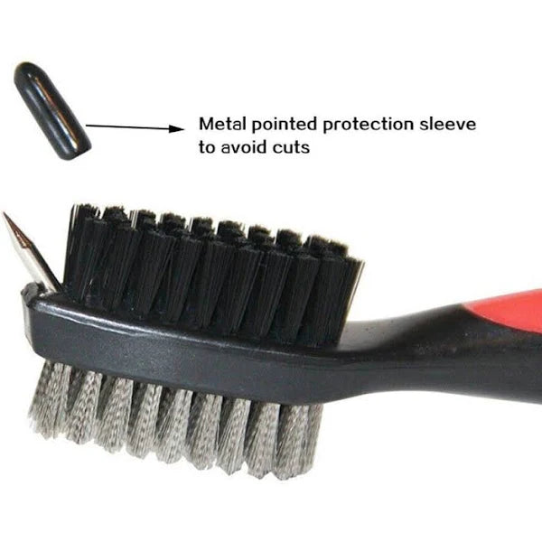 GolfBasic Dual Sided Golf Club Cleaning Brush