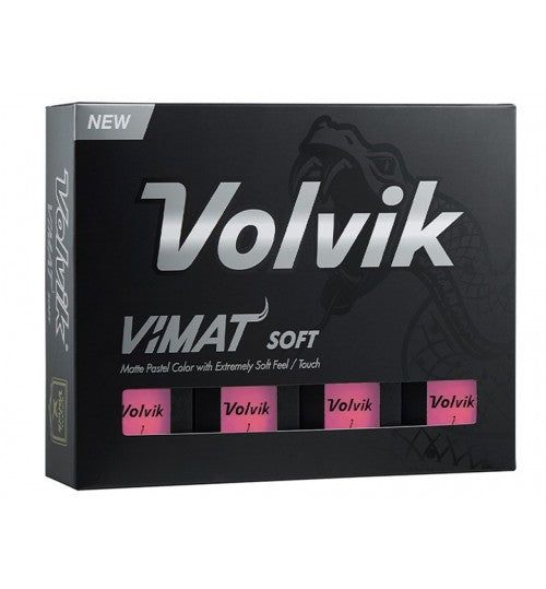 Volvik Vimat Soft Matte Coloured Golf Balls