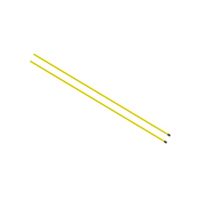 GolfBasic Golf Training Alignment Sticks (Pair) Non-Foldable Yellow