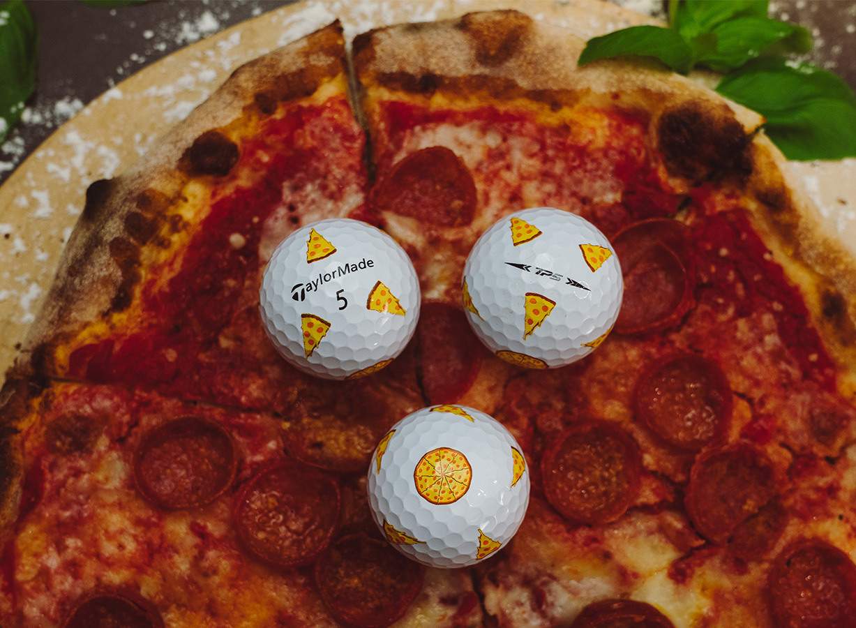 Taylormade TP5x pix Pizza Party Golf Balls (New Edition)