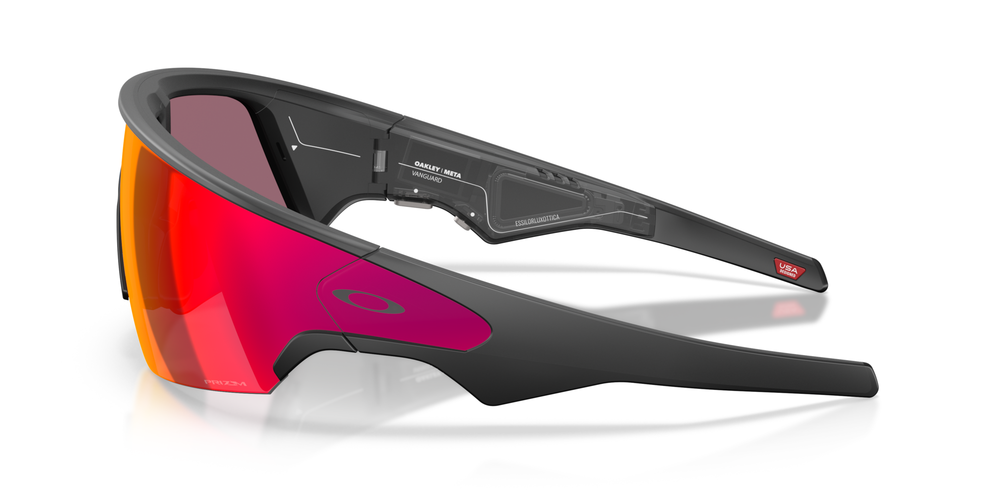 Oakley Meta Vanguard AI Smart Performance Glasses with Meta AI & Prizm Lenses (0OW800180010152)