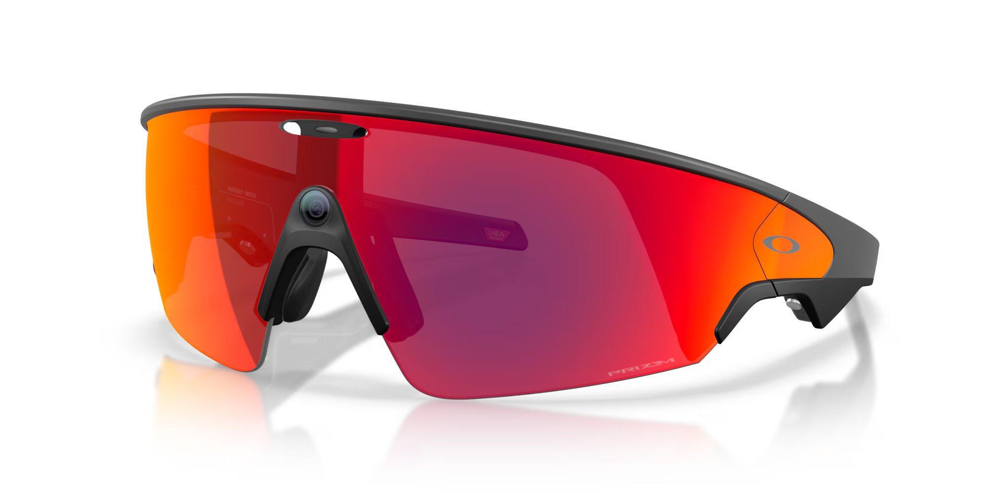 Oakley Meta Vanguard AI Smart Performance Glasses with Meta AI & Prizm Lenses (0OW800180010152)