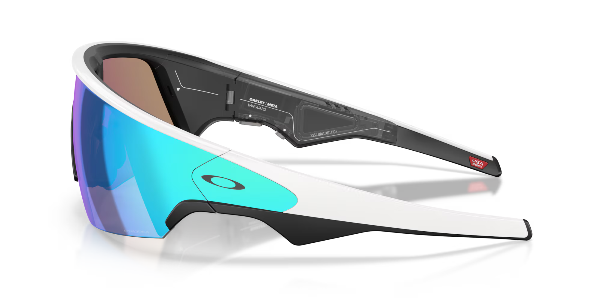 Oakley Meta Vanguard AI Smart Performance Glasses with Meta AI & Prizm™ Sapphire Lenses