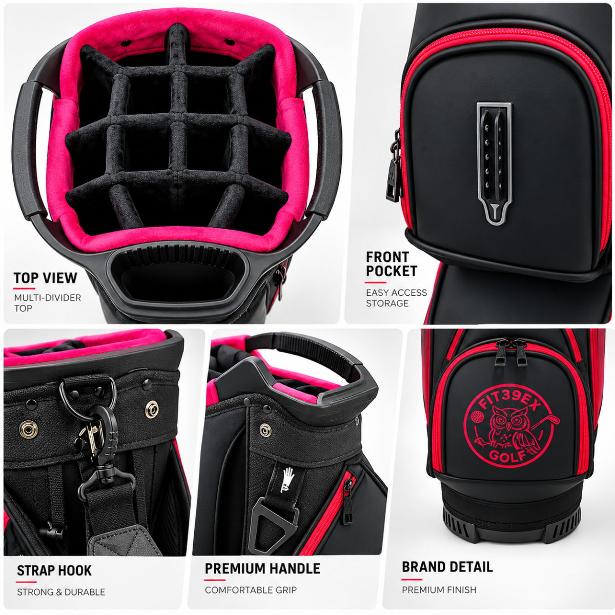 Fit39EX Premium 14 Divider Cart Bag