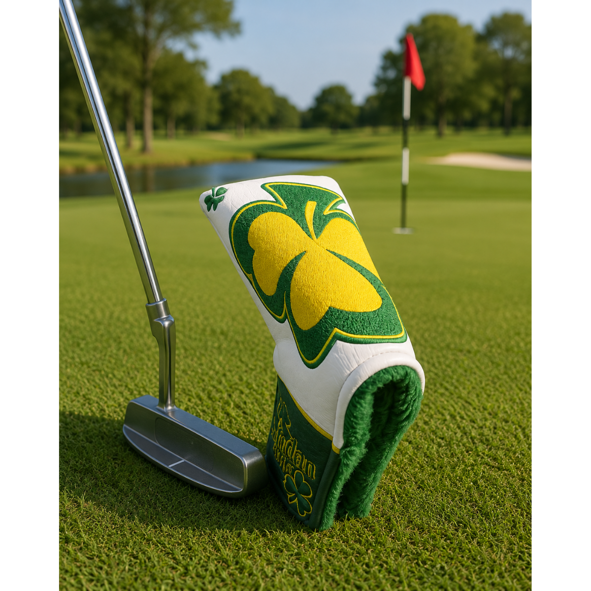 GolfBasic Lucky Clover Blade Putter Head Cover
