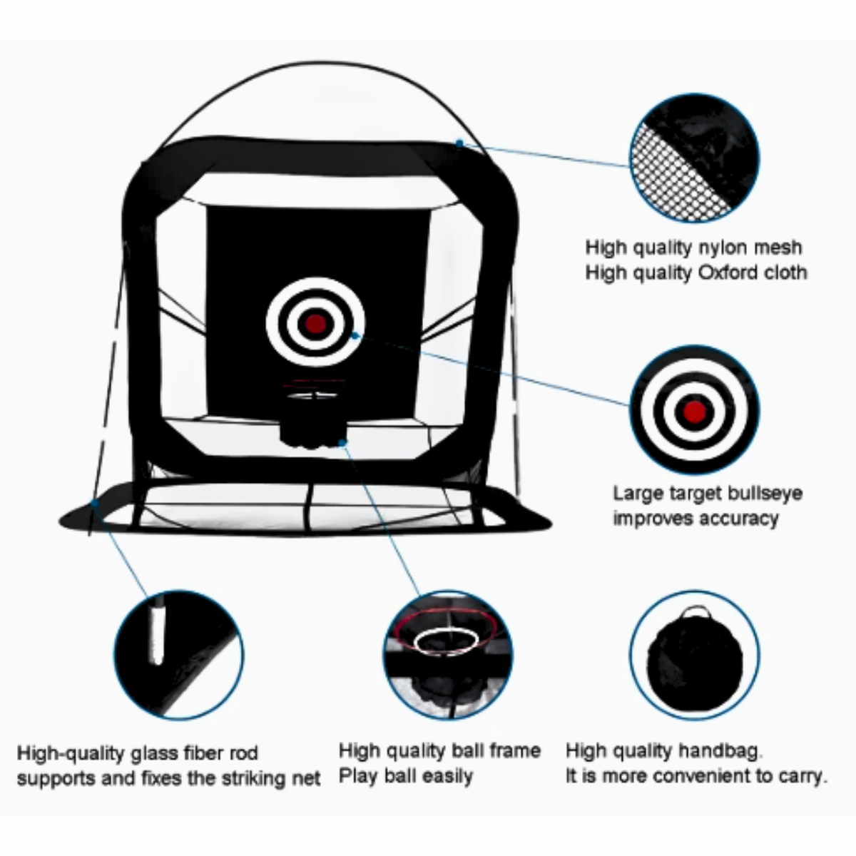 GolfBasic Driving Range Swing Golf Chipping Net