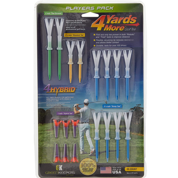 4 Yards More Players Pack Golf Tees