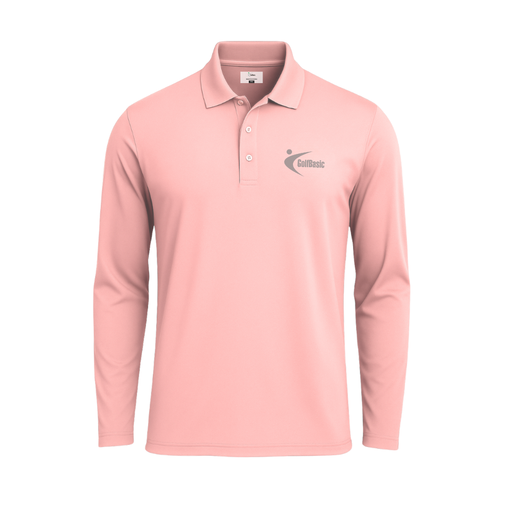 GolfBasic Men's Long Sleeves Polo T Shirt  (Indian Size)