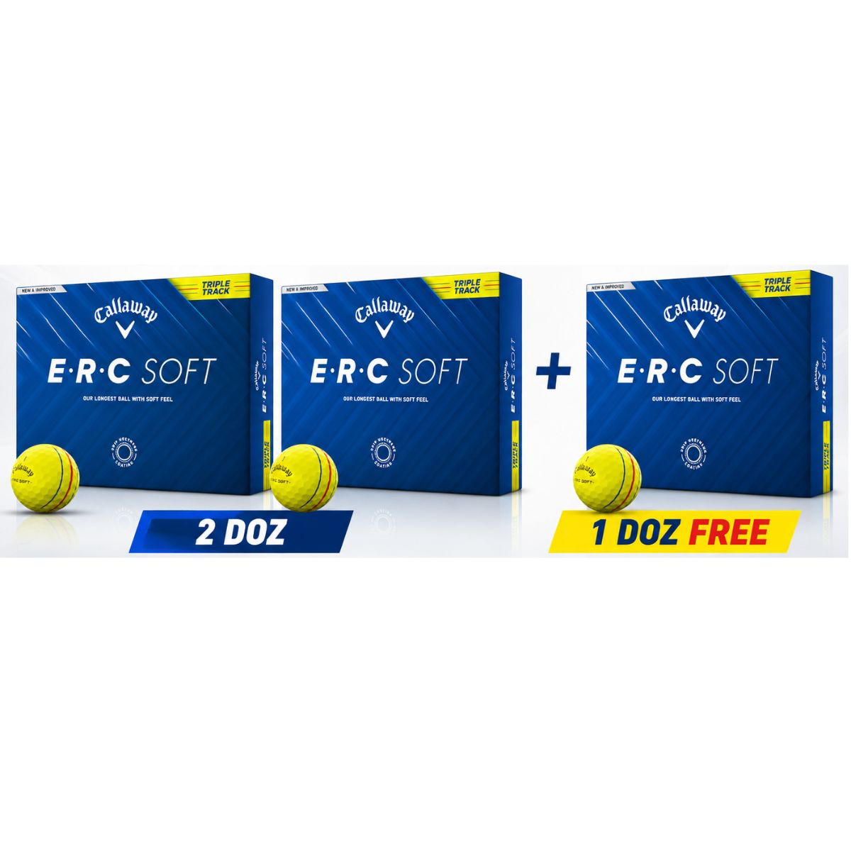 Callaway ERC Soft Triple Track Golf Balls (Buy 2 Get 1 Free)