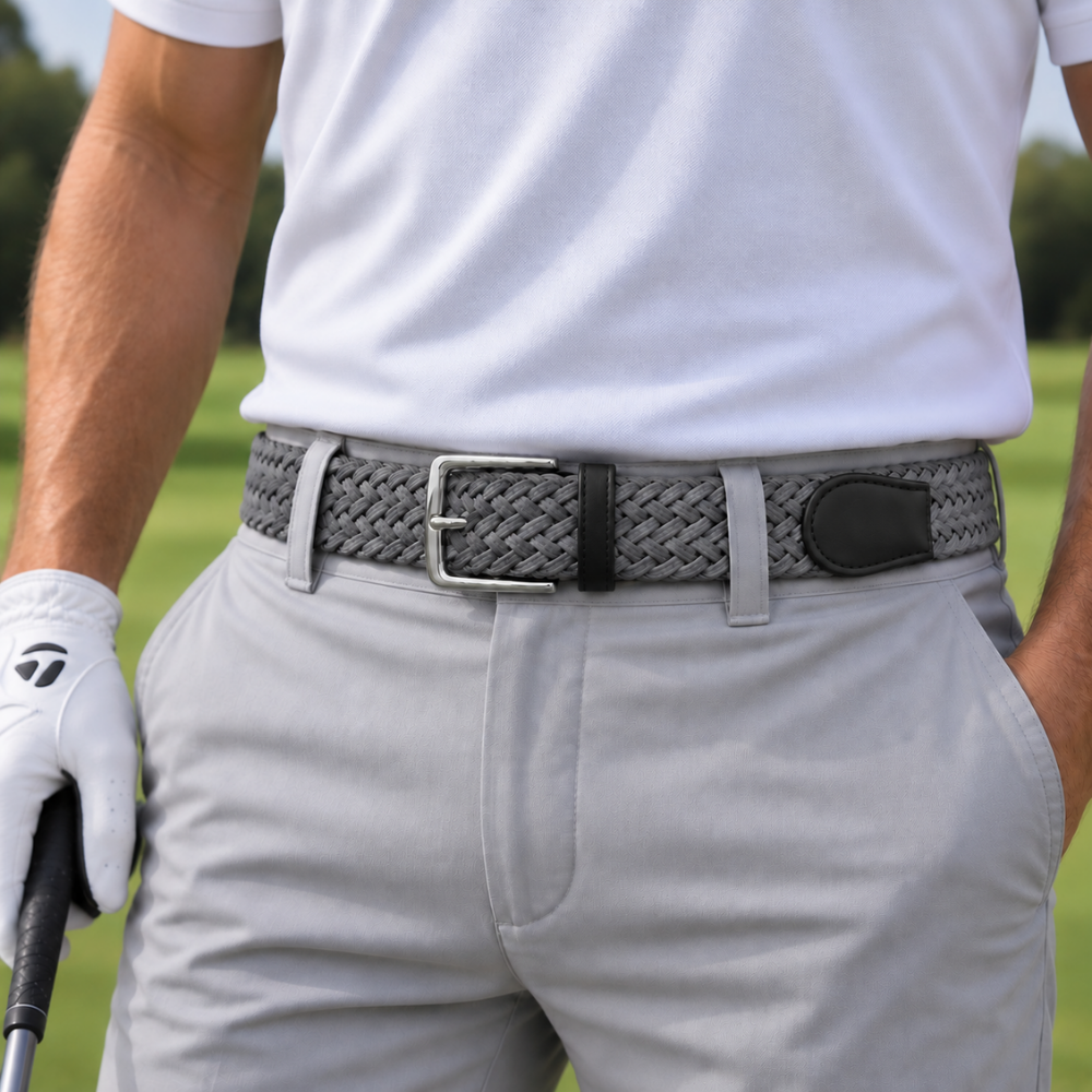 GolfBasic Premium Woven Braided Belt