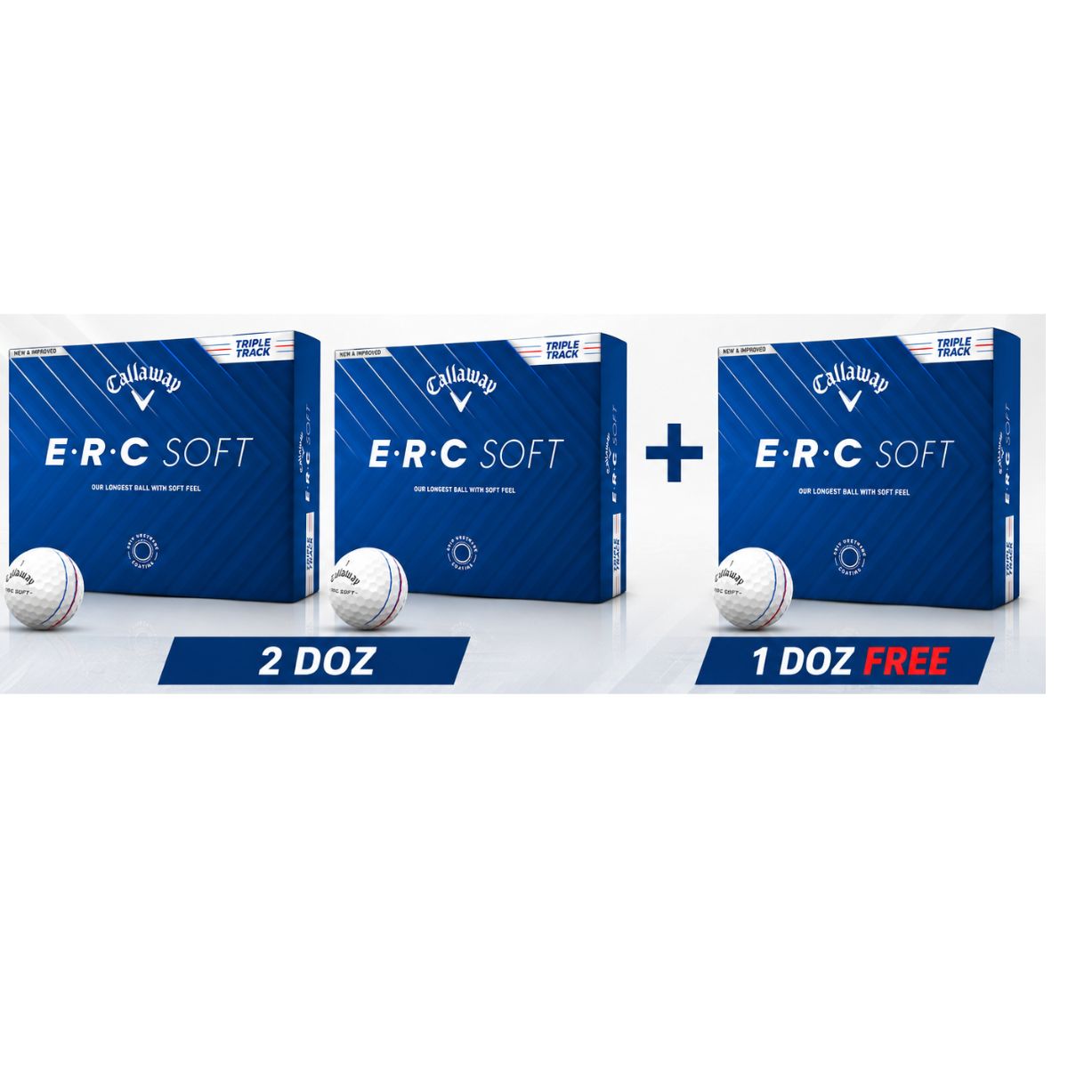 Callaway ERC Soft Triple Track Golf Balls (Buy 2 Get 1 Free)