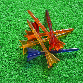 GolfBasic Transparent 80mm Golf Tees