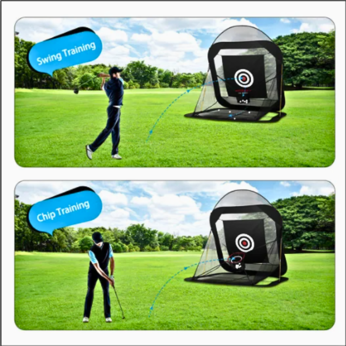 GolfBasic Driving Range Swing Golf Chipping Net