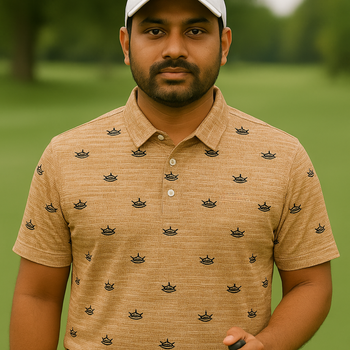 Sligo Men's Gradient Ace Polo T-shirt (Indian Size)