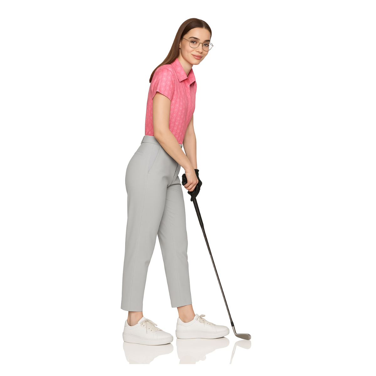 Styzen Womens Active Lite Golf Trousers (Flexi-Waist)