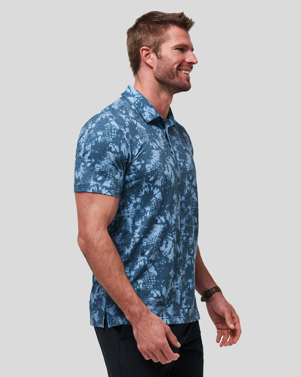 Travis Mathew Featherweight Please men's golf polo back view