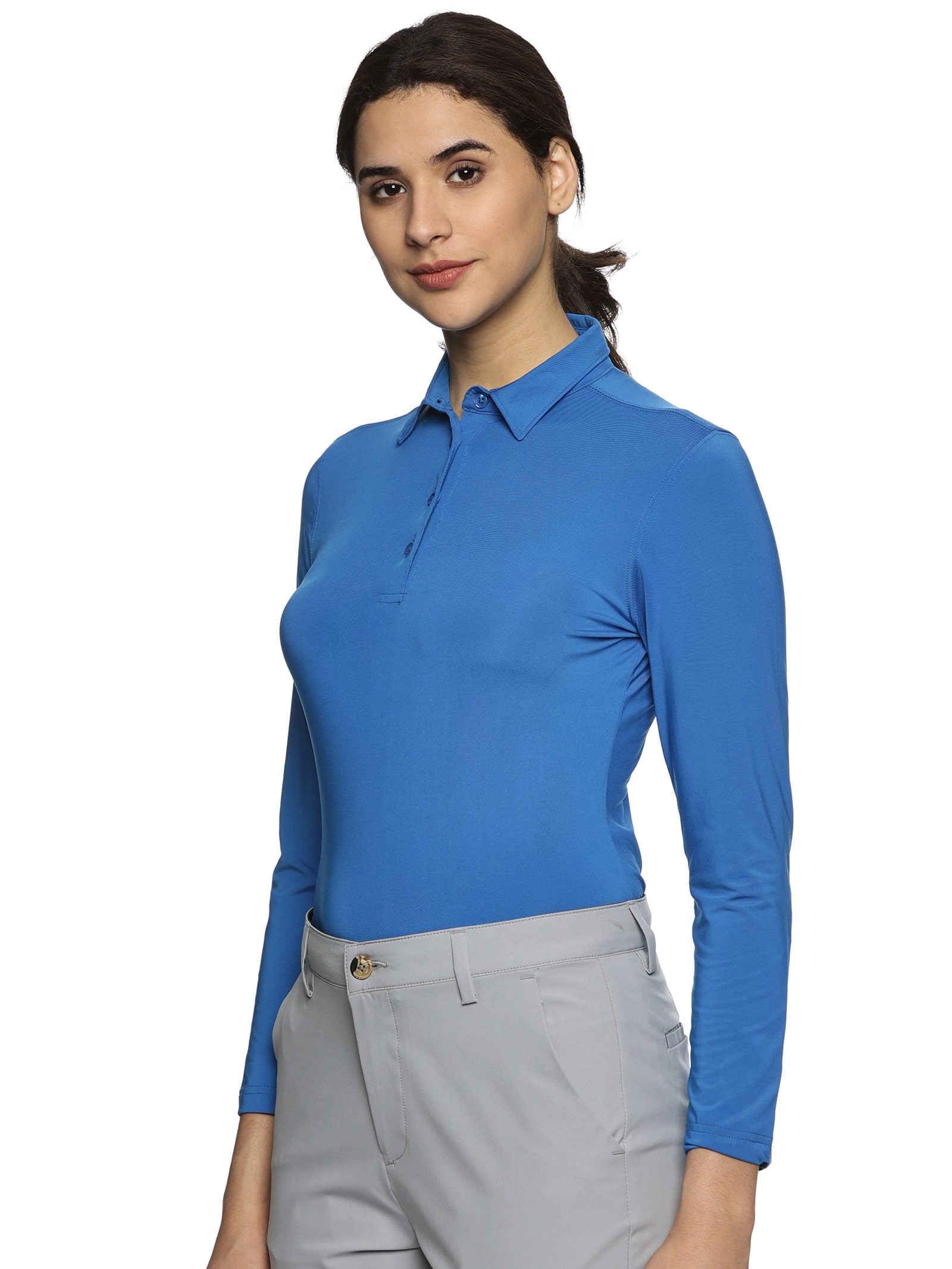 Styzen Women Golf Polo Full Sleeves T-shirt